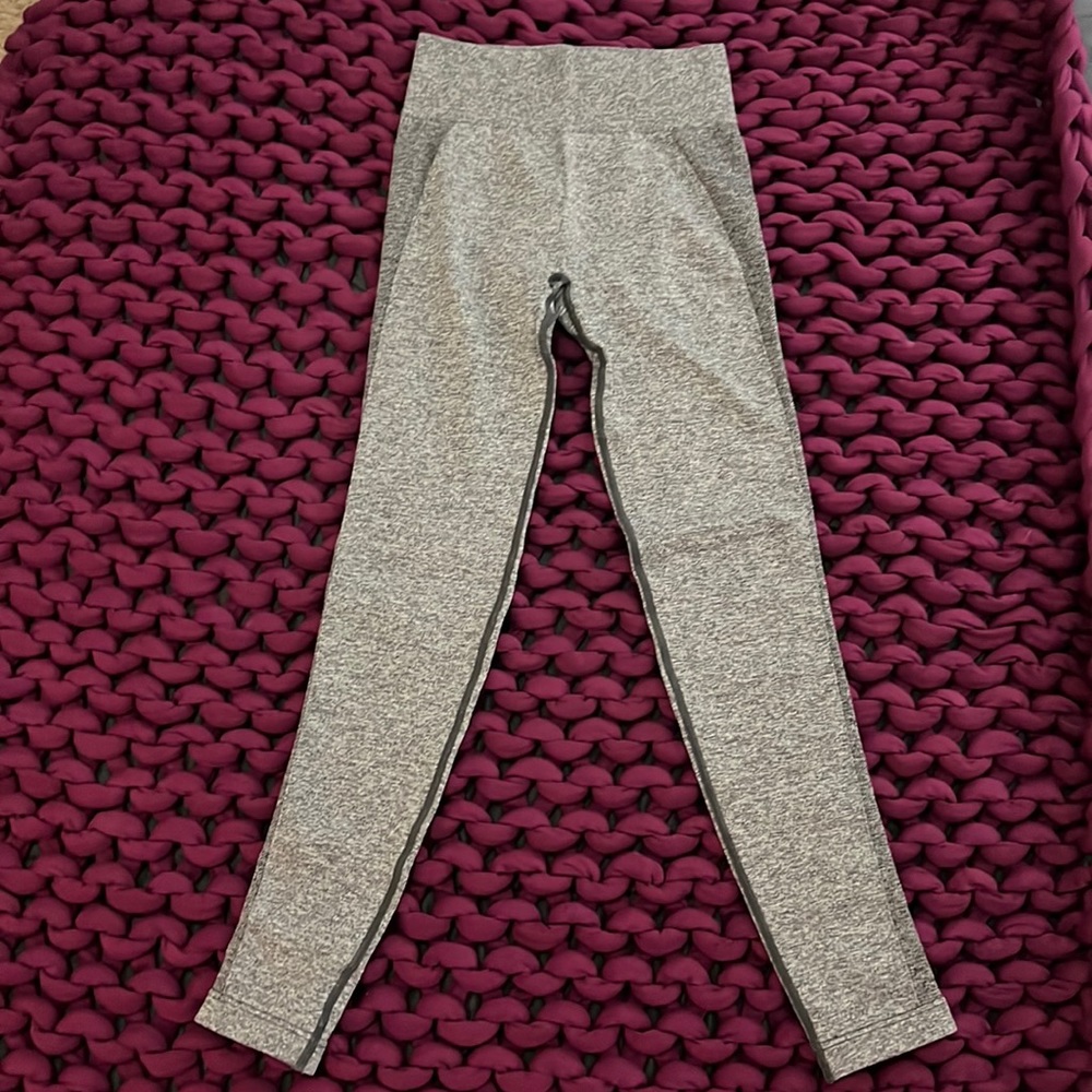 Gymshark charcoal high-waisted leggings